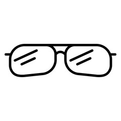 Sunglasses icons flat. Vector eps 10