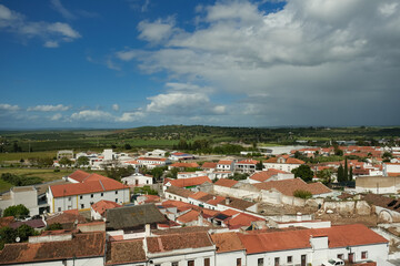 View over the city of Serpa, Alentejo, Portugal