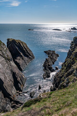 Walking around The Range coastal path Anglesey