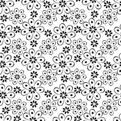 textile design with small flower pattern image
