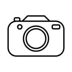 Photo Camera Line Icon. Vector eps 10