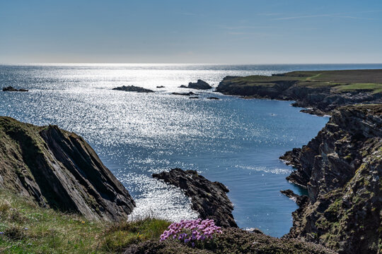 Walking around The Range coastal path Anglesey