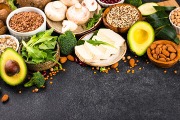 Vegan keto products. Ketogenic plant-based food