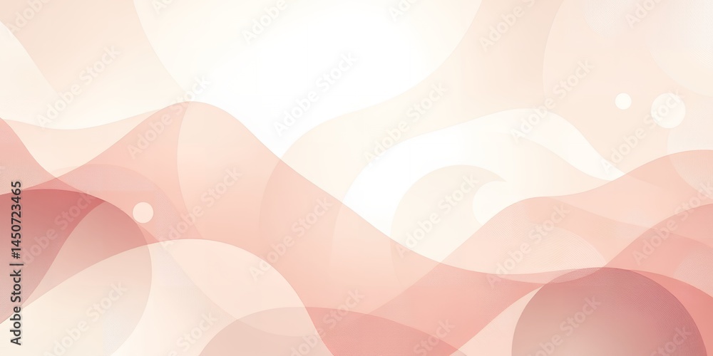 Poster abstract background with soft pink waves and blurred light effects creating a dreamy feel
