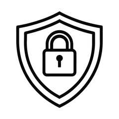lock icon vector illustration