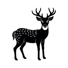 Obraz premium Deer Illustration with Majestic Antlers Art