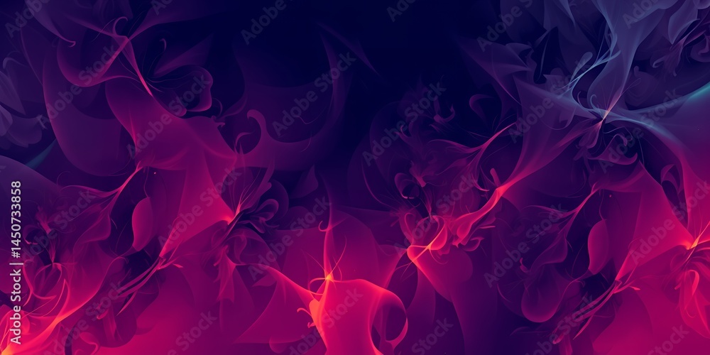 Poster abstract purple and red smoke effect background with dark gradient color transitions