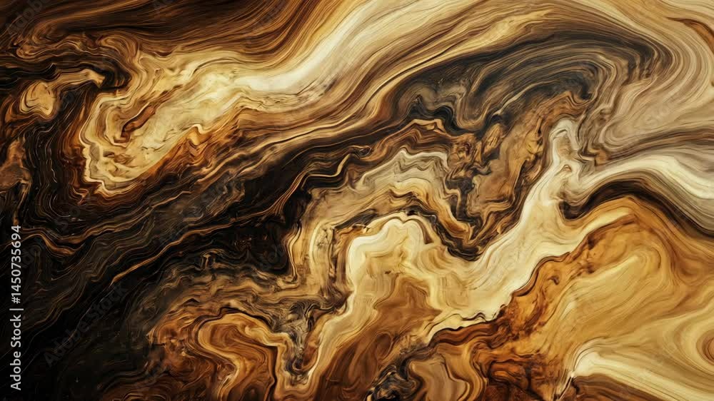 Poster fluid dynamics artistry: mesmerizing flow in abstract liquid movement