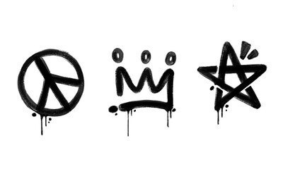 Graffiti hand drawing decoration digital painting illustration graffiti style