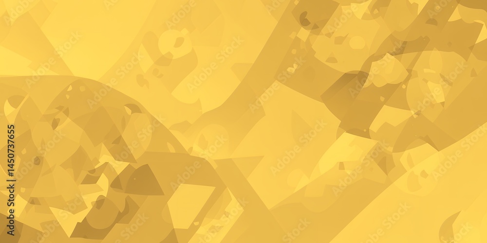 Poster abstract golden background with geometric shapes creating a textured and dynamic surface