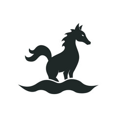 Fototapeta premium Water Kelpie Lake Spirit Silhouette