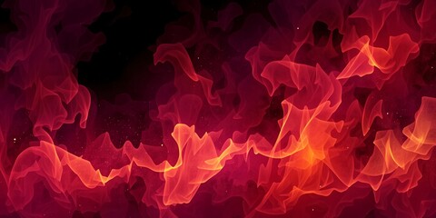 A vibrant abstract background featuring flowing red and orange smoke like formations design