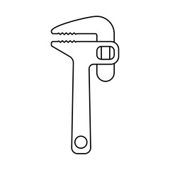 Pipe wrench.Tools for construction, manual labor and measurements. Household tools. Carpentry supplies. Handicrafts and handmade products.