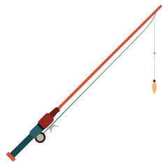 fishing rod vector