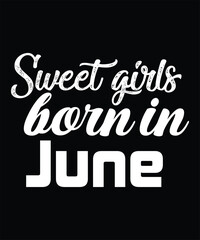 Fototapeta premium Sweet girls born in june