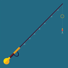 fishing rod vector