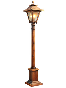 Vintage Street Lamp Drawing vector image on VectorStock