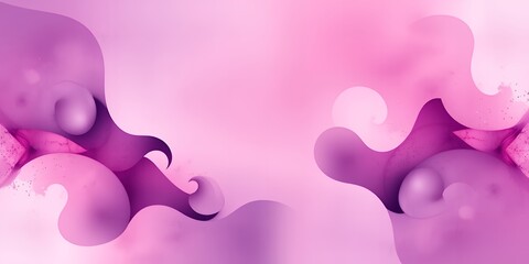 A pastel pink and purple abstract art featuring swirling shapes and smooth gradients design elements