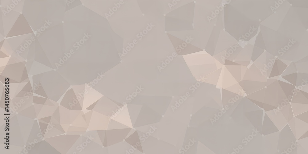 Poster a low poly background with a light gray color scheme and triangular shapes throughout image