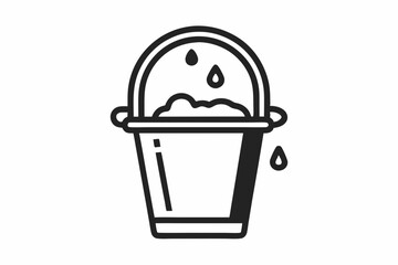 Bucket Pouring Water Icon