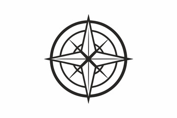 Compass Rose With Directions