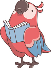 Parrot Read Book