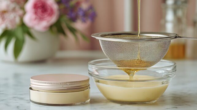 Gourmet cooking with strained Beef Tallow Skincare