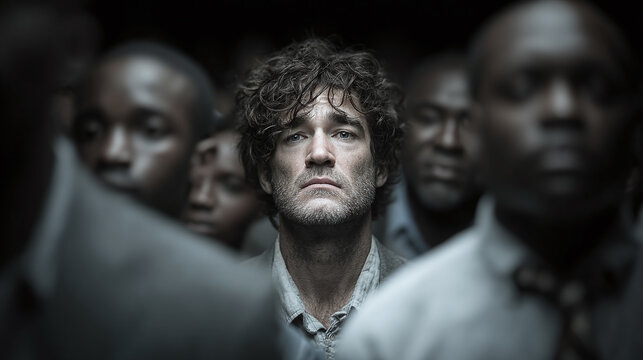 A compelling visual representation of the struggles faced by minority groups in society