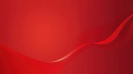 Abstract red wave background.