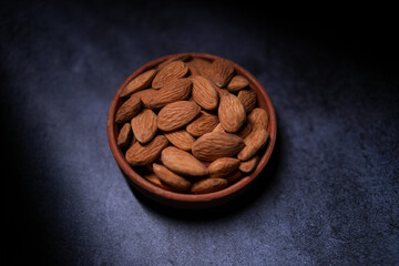 almonds in a bowl