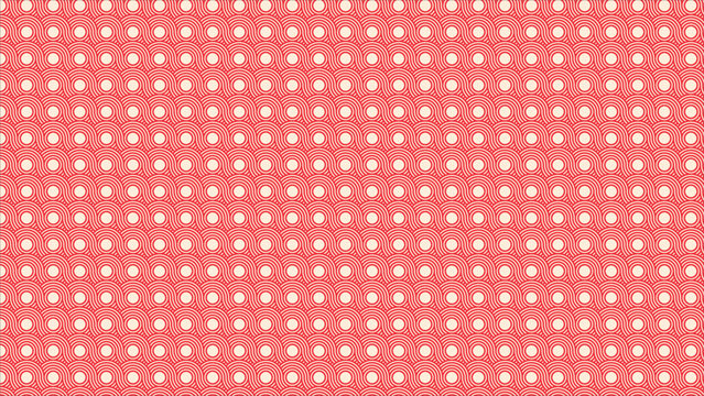 red polka dots pattern