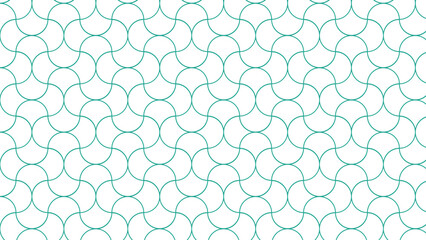 seamless pattern with blue circles