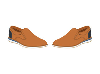 Vector loafer design, Shoe sketch, Sneakers vector, Shoes outline illustration, vector drawing. Shoe isolated on white background, vector illustration Loafer, Shoes clipart, Pair of shoes.