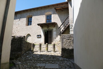 La chiesa di Cornello dei Tasso a Camerata Cornello in provincia di Bergamo, Lombardia, Italia. © Fabio Caironi