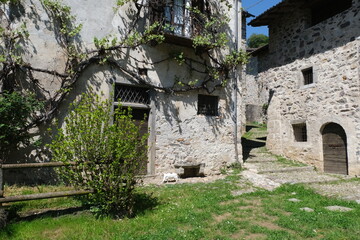 Il villaggio di Cornello dei Tasso a Camerata Cornello in provincia di Bergamo, Lombardia, Italia. © Fabio Caironi