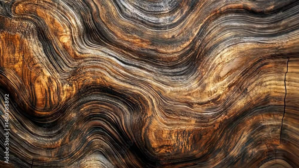 Poster mesmerizing abstract waves of fluid patterns in dynamic swirls
