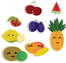 set of fruits
