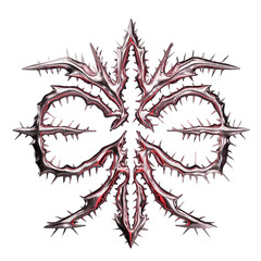 Red Symetrical Cybersigil