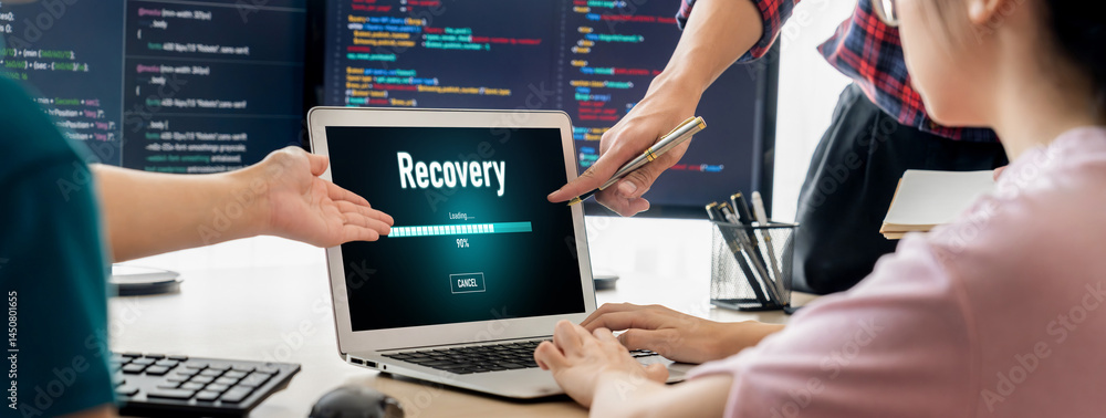 Poster data backup restoration recovery restore data from cloud storage brisk and provide planned network r