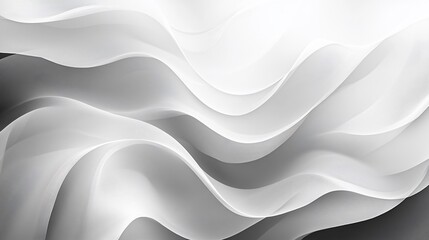 Obraz premium Elegant flowing curves in shades of gray