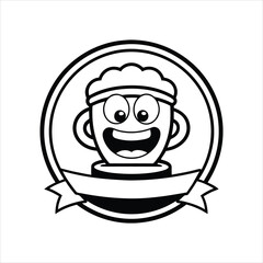 Vector Cartoon Coffee Mug Design for Advertising Use