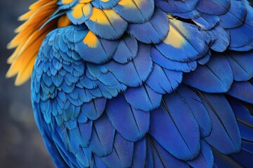 Fototapeta premium Blue Parrot Close-Up