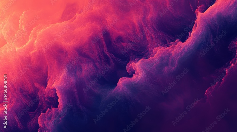 Poster imaginatory lush fractal texture generated image abstract background illustration