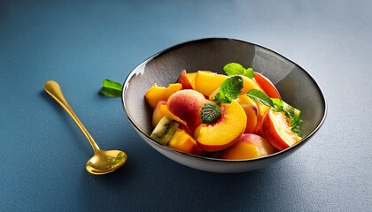 tasty pfirsich delights sweet peach fruit salad for a healthy dessert experience