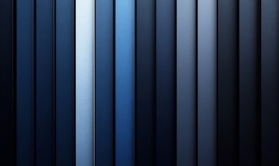 Obraz premium Serene stripes of blue hues
