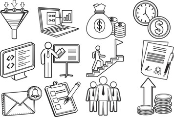 set of Creative Business icon vector illustration