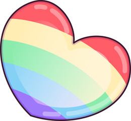 Rainbow Heart