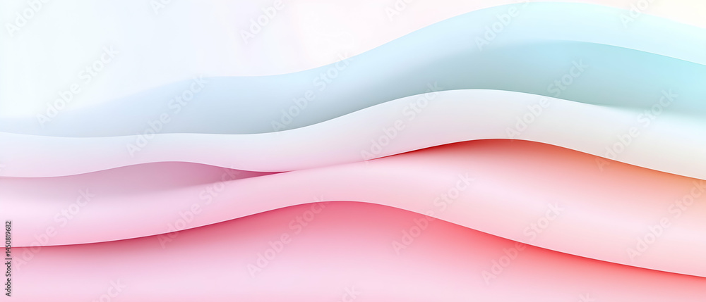 Poster abstract colorful gradient waves background