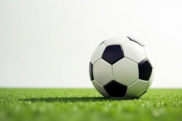 Obraz premium Well-worn football against pure white backdrop , American football, texture, details