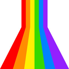 Illustration of Pride Month, Group of Friends with Different Styles_Rainbow
